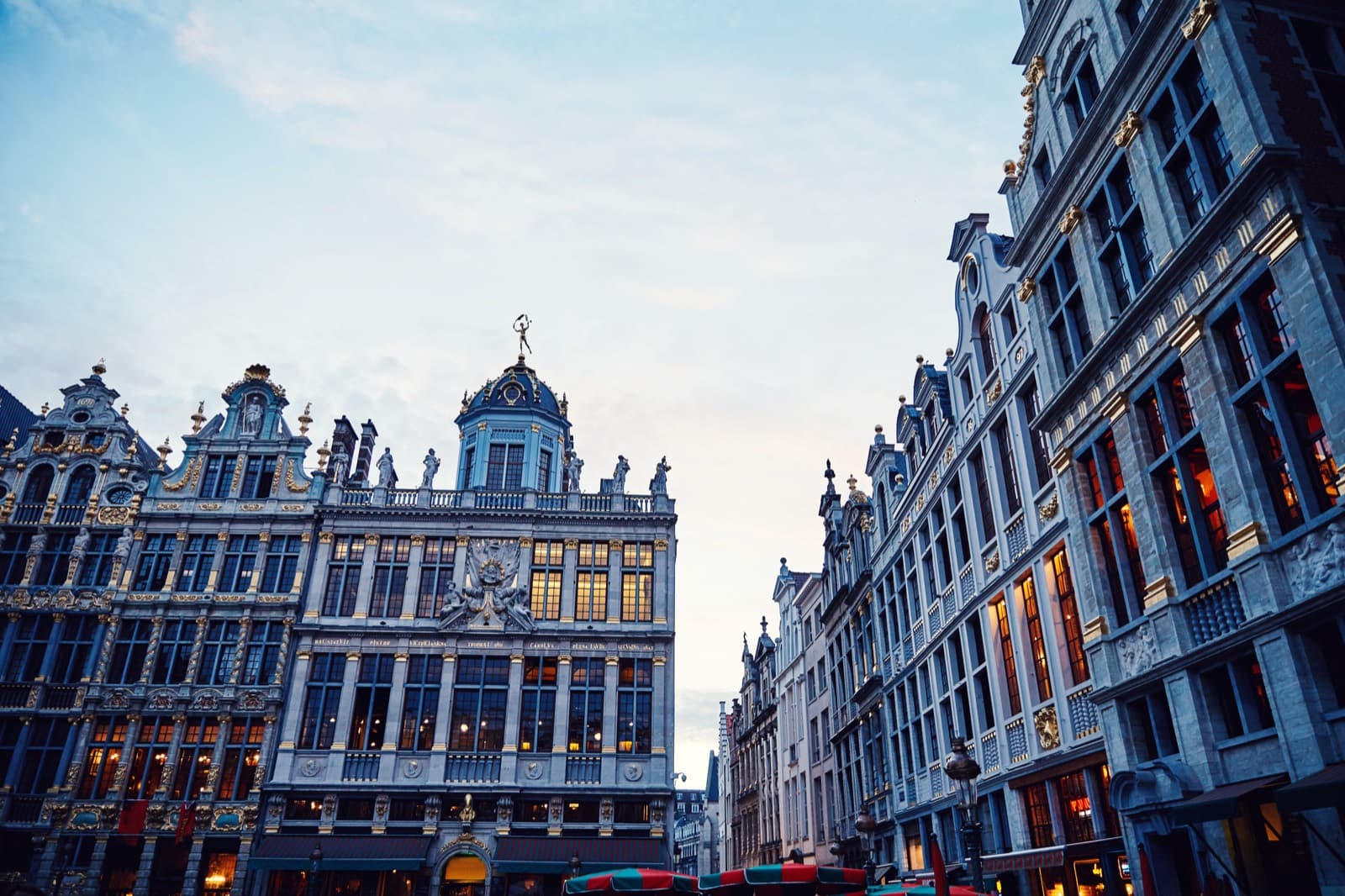 Brussels Grand-Place at dusk