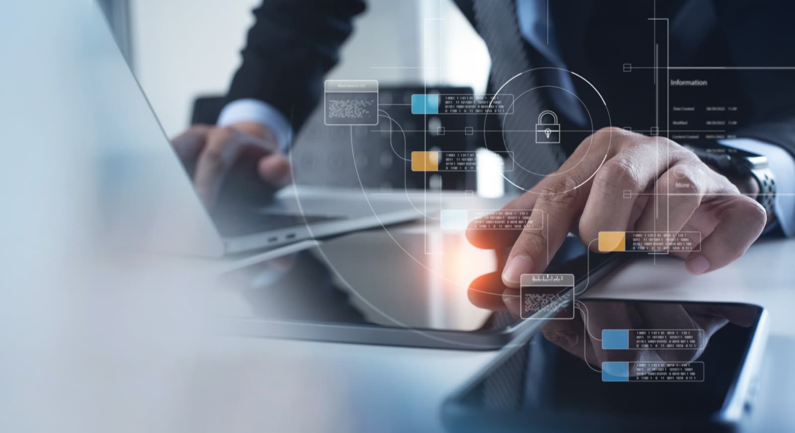 Digital document management on a tablet